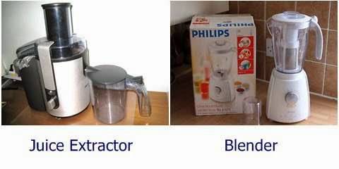 Alat membuat jus blender dan juice extractor