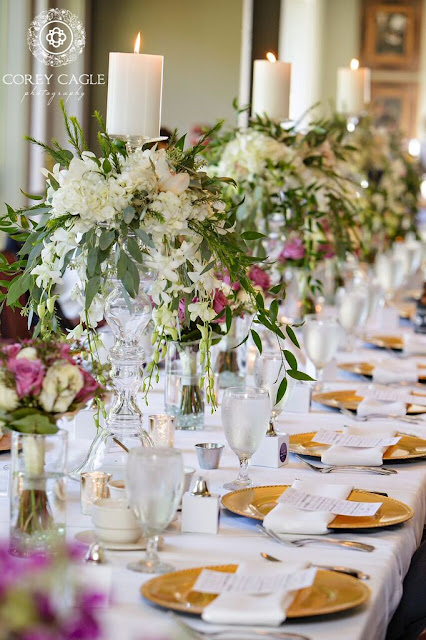 tall centerpieces | Corey Cagle Photography tall centerpieces | Corey Cagle Photography