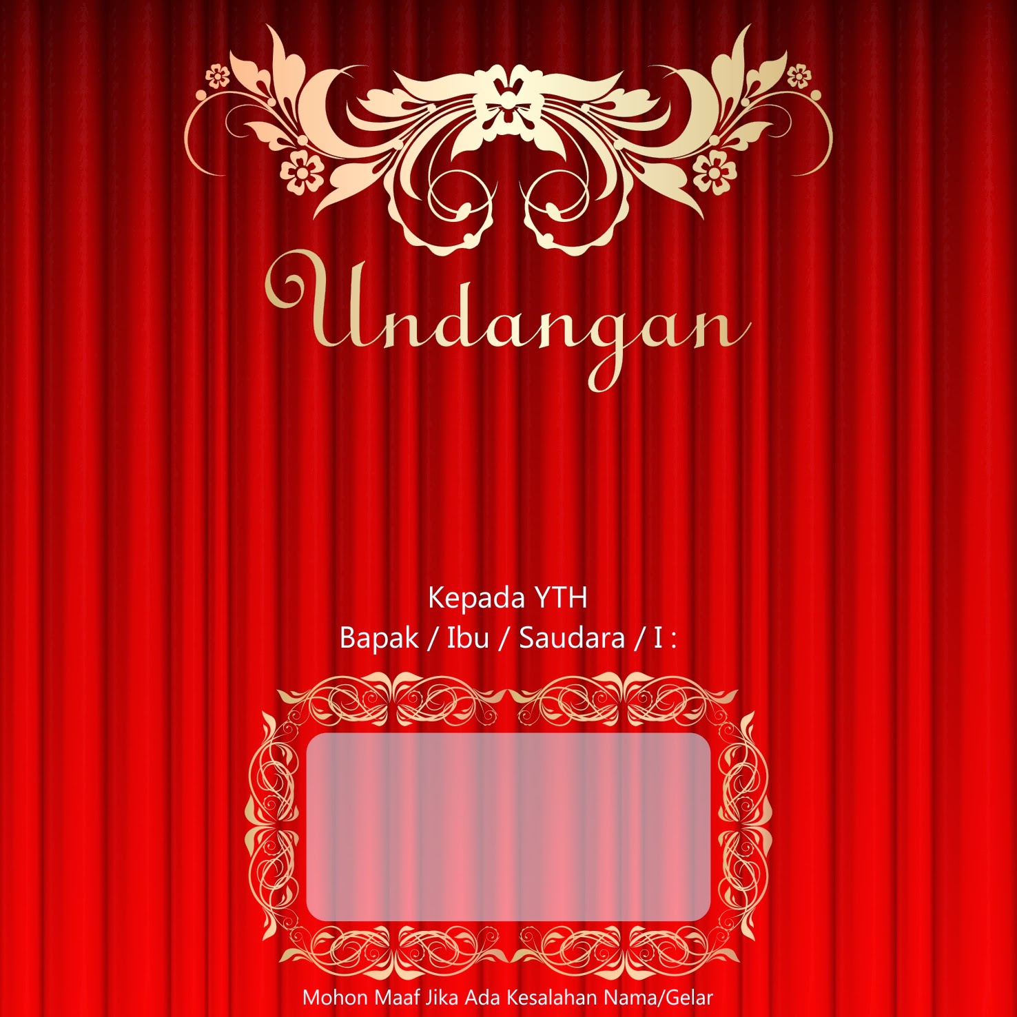 Download free file psd undangan pernikahan