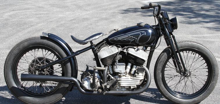harley flathead chopper