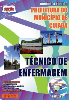Apostila Prefeitura Municipal de Cuiabá - Técnico de Enfermagem