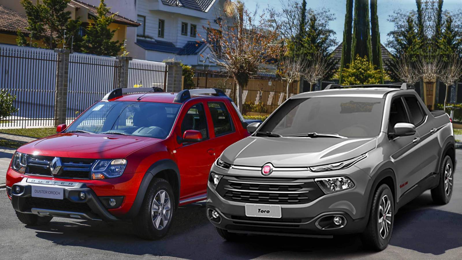 Info - Comparação Carros - Fiat Toro VS Renault Oroch - Imagem