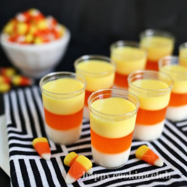 Candy Corn Jello Shots Candy Corn Jello Shots