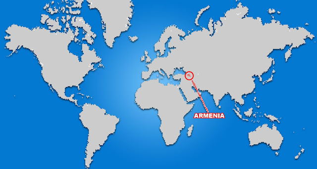 Peta Letak Negara Armenia Gambar Peta Letak Negara Armenia