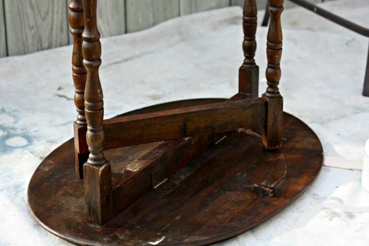 The legs swivel so the table can be stored flat. The legs swivel so the table can be stored flat.