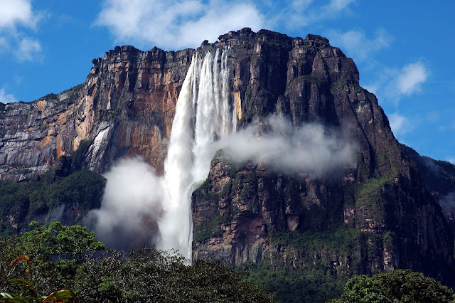 Charming Scenery Angel Falls Frontiers