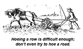 Common Errors in English Usage Daily Entry: road to hoe/row to hoe ...
