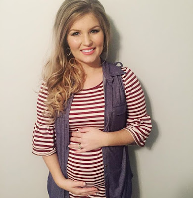 Erin Bates Paine, 23 weeks pregnant with Everly Paine