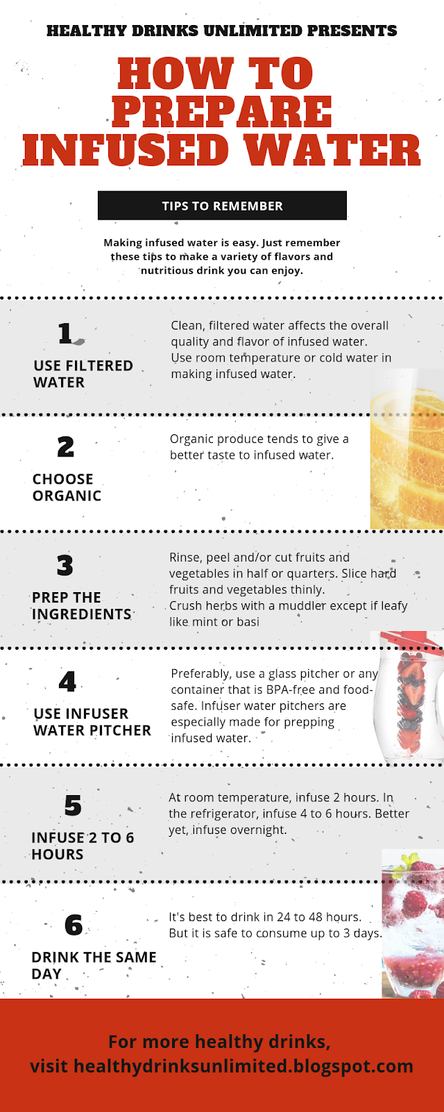 Healthy Drinks Unlimited How To Prepare Infused Water