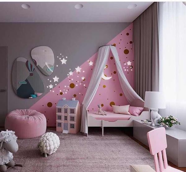 Qué colores elegir para decorar el dormitorio de una niña? Bebe, nena,  princesa. 