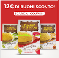 Polenta Valsugana: ottieni fino a 12€ in buoni sconto Logo Polenta Valsugana: ottieni fino a 12€ in buoni sconto