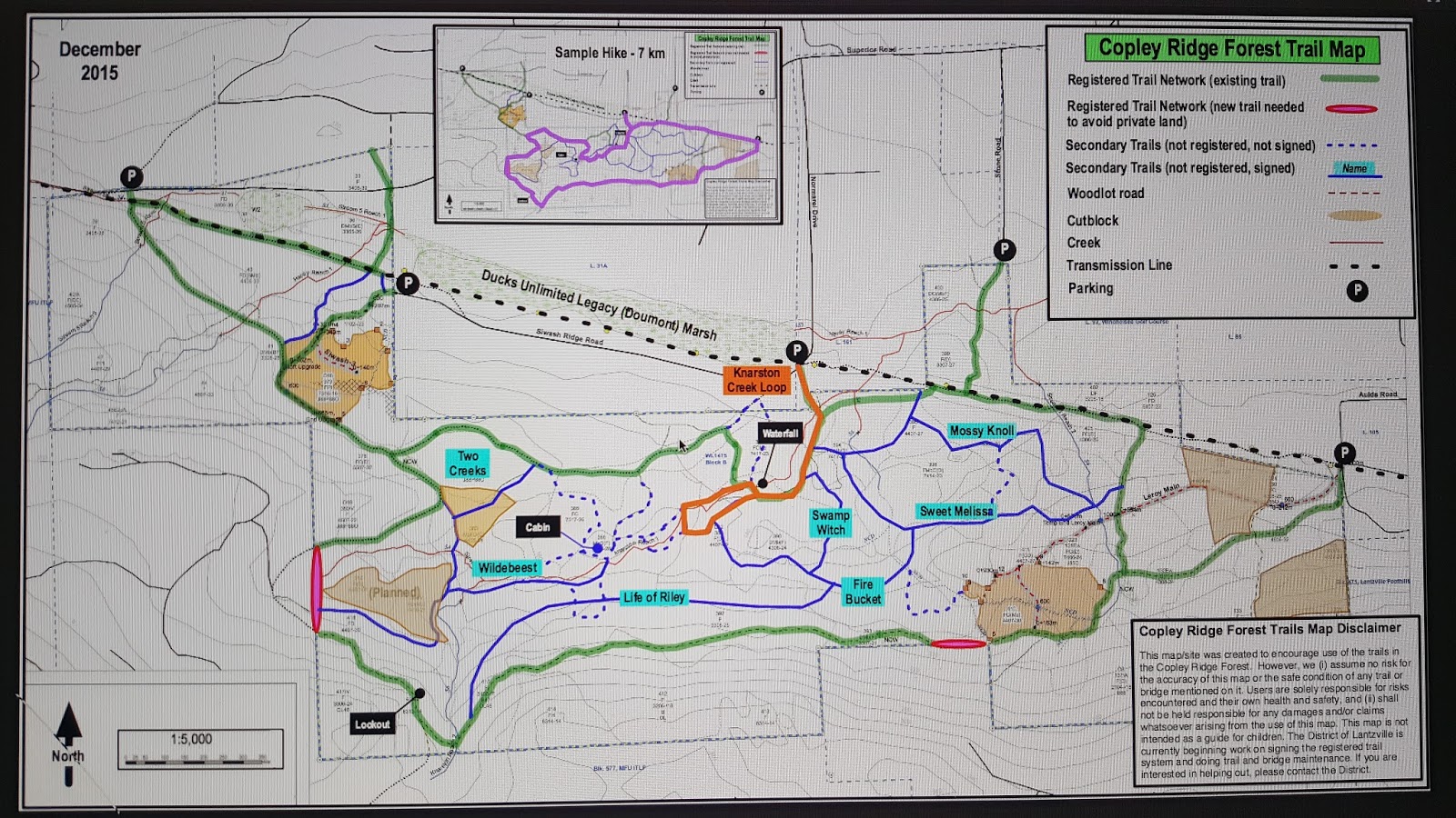 High Island Creek Park Map High Island Creek Park Map
