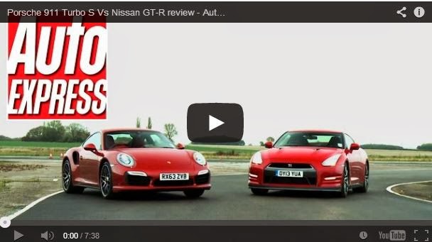 Porsche 911 Turbo S Vs Nissan GTR review Auto Express