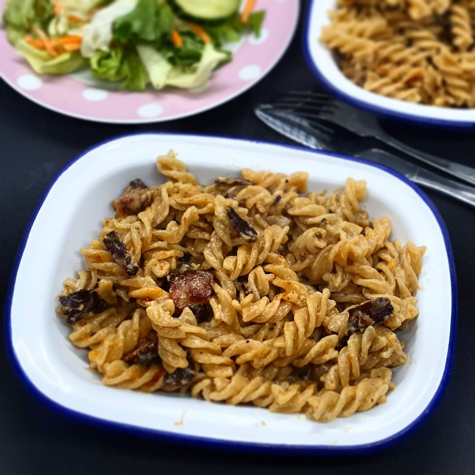 Cheesy Jalapeno Bacon Pasta Sugar Pink Food Healthy & Slimming