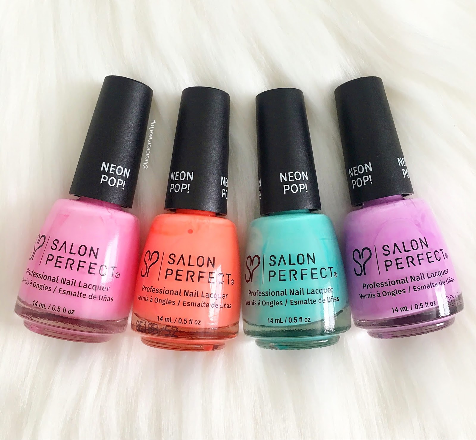 How To Glow Salon Perfect Nail Polishes Swatches of 4 Shades