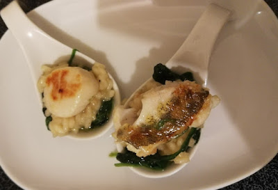 Ingwer-Risotto mit Zander und Jakobsmuscheln Ingwer-Risotto mit Zander und Jakobsmuscheln