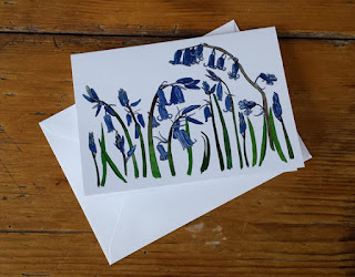 Bluebell card by Alice Draws The Line Bluebell card by Alice Draws The Line