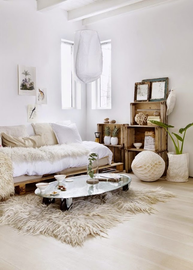 Decorando con palets en el salón
