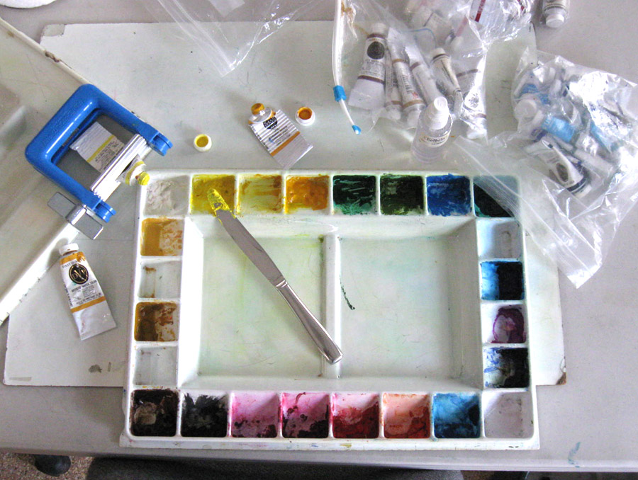 *SANDY SANDY ART* Watercolor Palette Cleaning Tips