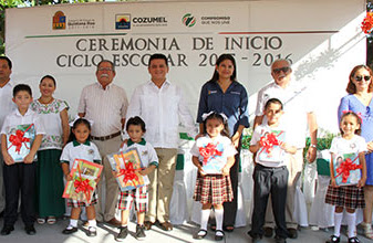 Fredy Marrufo Martín encabeza ceremonia de inicio del ciclo escolar 2015 – 2016