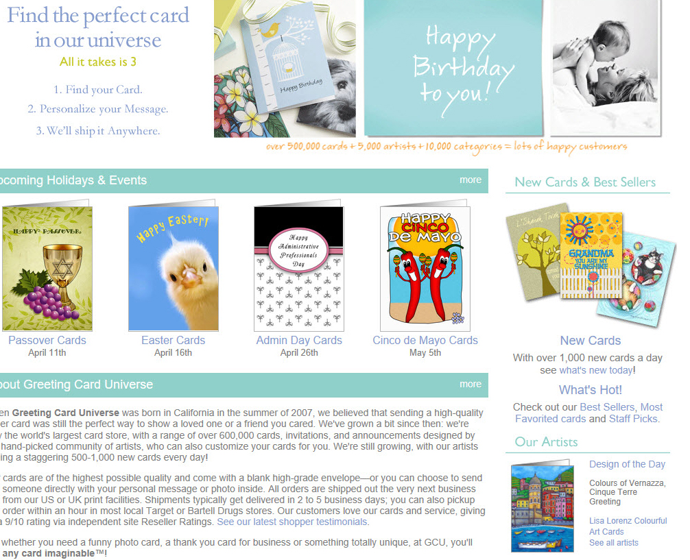 Lisa Lorenz Studio Blog Design of the Day at Greeting Card Universe