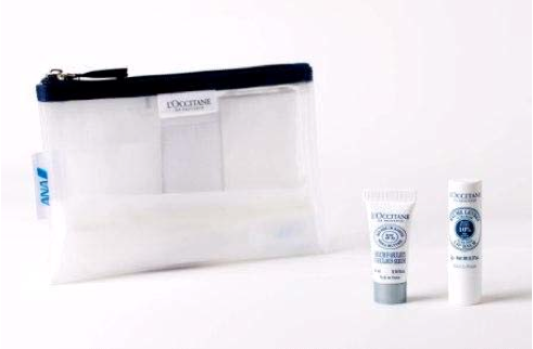 New Business Class amenity kit from L'OCCITANE