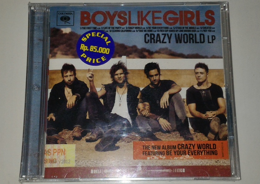 CD Boys Like Girls Crazy World Lp MUSIKUPEDIA