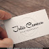 Embossed Business Card Free Mockup