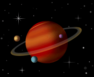 Animated Saturn