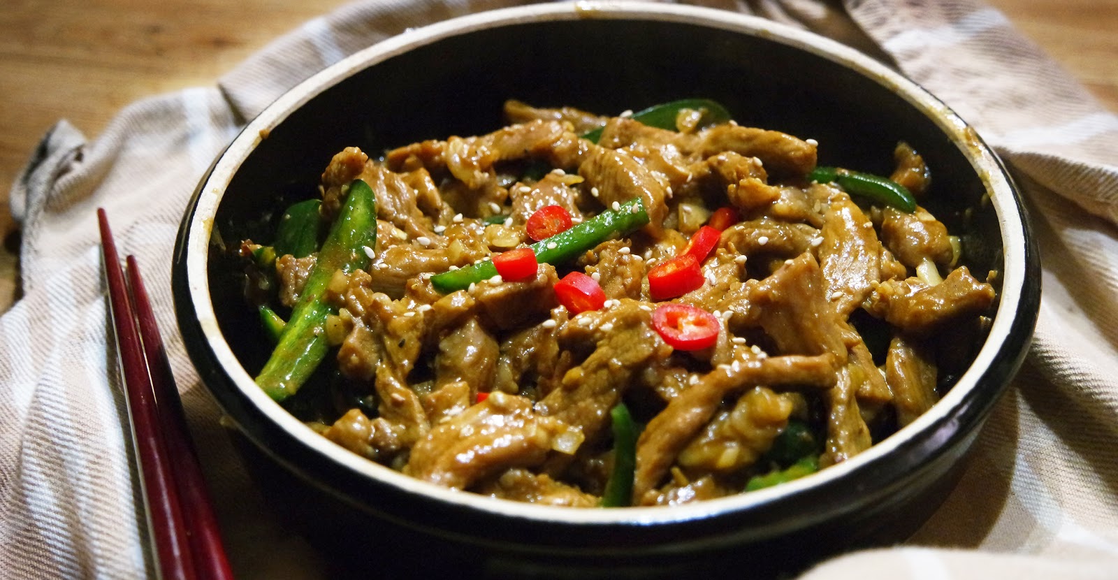 Kitchen elf: chinees pittig varkensvlees