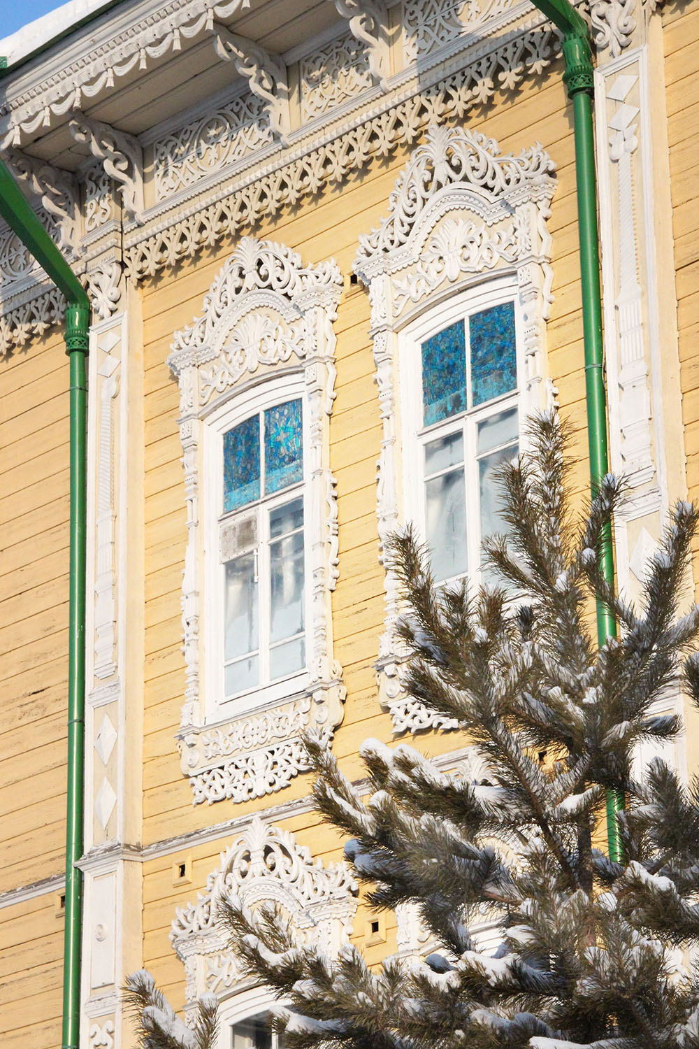 Tomsk Fairytale Wooden Lace Architecture Starfish
