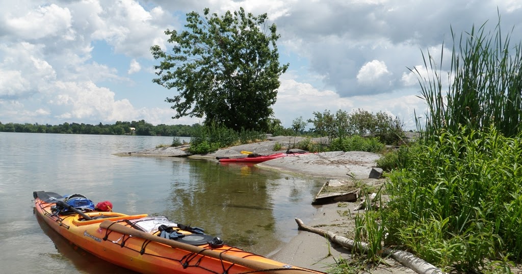 Green Island Cormorant colony Rideau Canal kayak camping trip Day 1