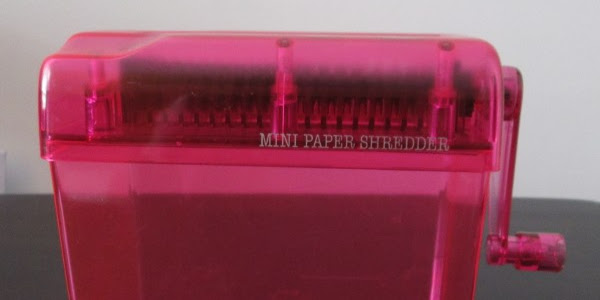 Mini paper shredder and Scoring board