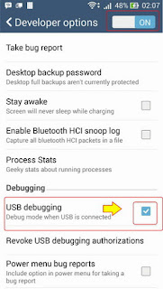 Cara Mengaktifkan USB Debugging Asus Zenfone 5