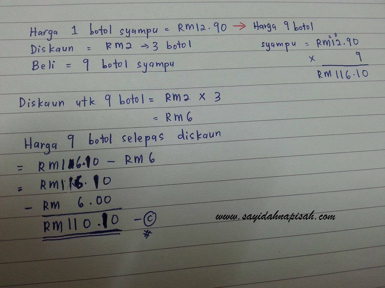 Soalan Mencabar Kbat Matematik Upsr Jawapan Part 1 Sayidahnapisahdotcom