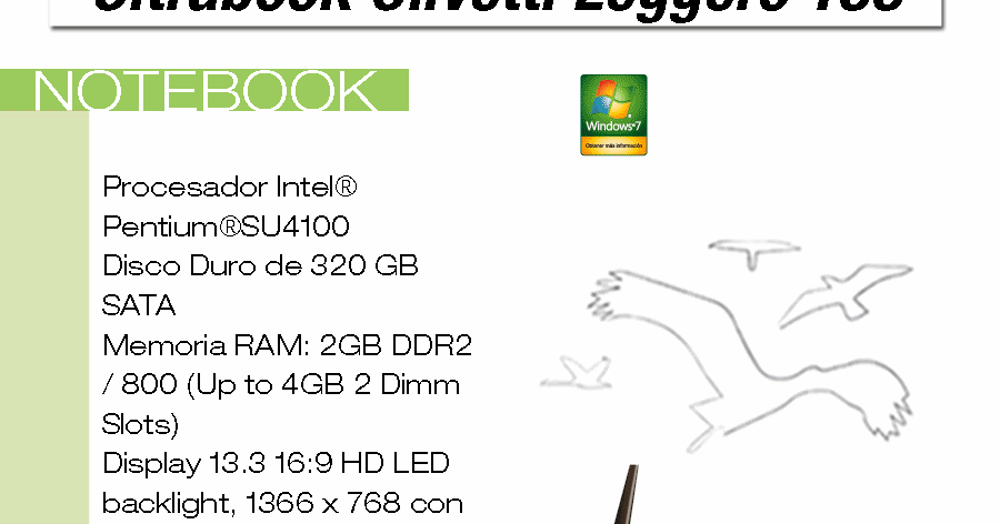 Darwin Notebook Evolution: ULTRABOOK OLIVETTI LEGGERO 133