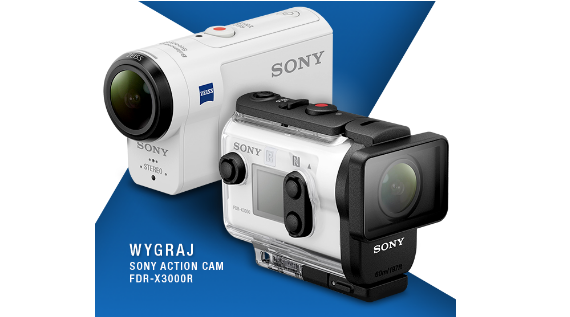 Wygraj kamerę Sony Action Cam FDR-X3000R Konkurs
