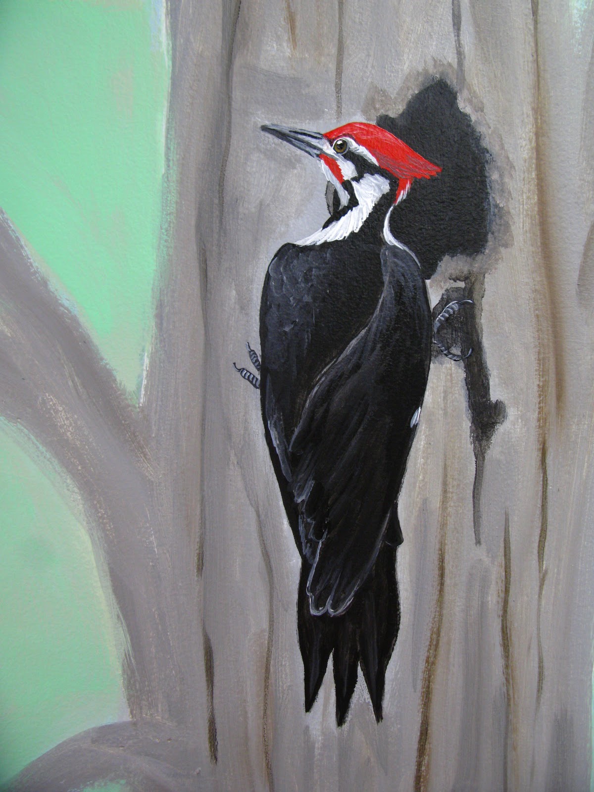 The evolution and process of a 10'x26' mural More critters