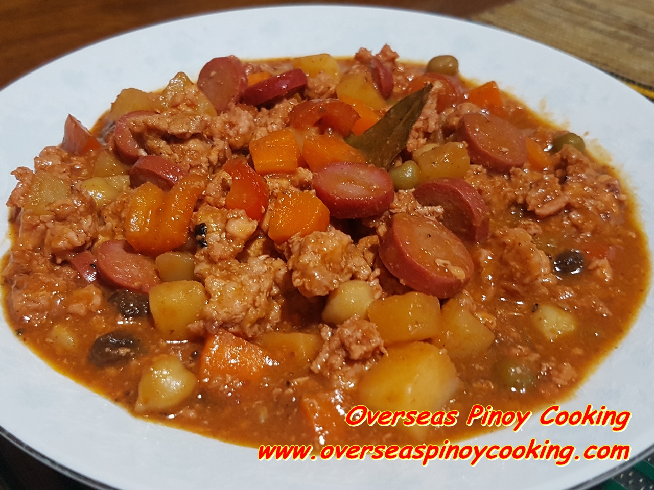 Pork Giniling Menudo