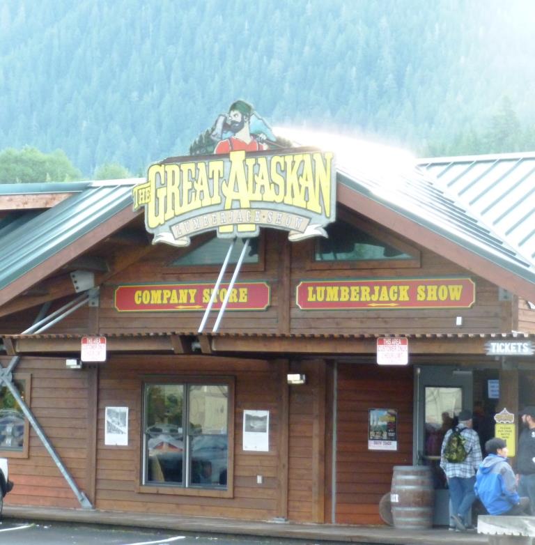 Pacific NW Travels and Tails Great Alaskan Lumberjack Show Ketchikan, AK
