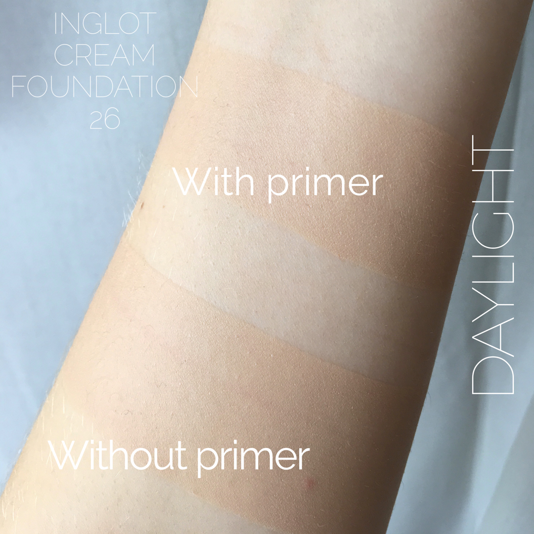 INGLOT CREAM FOUNDATION Review | La Poudre Blog