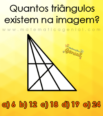 Desafio: Quantos triângulos existem na imagem?