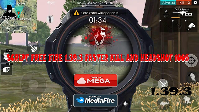 Script Free Fire 1 39 3 faster kill and headshot 100% Script Free Fire 1 39 3 faster kill and headshot 100%