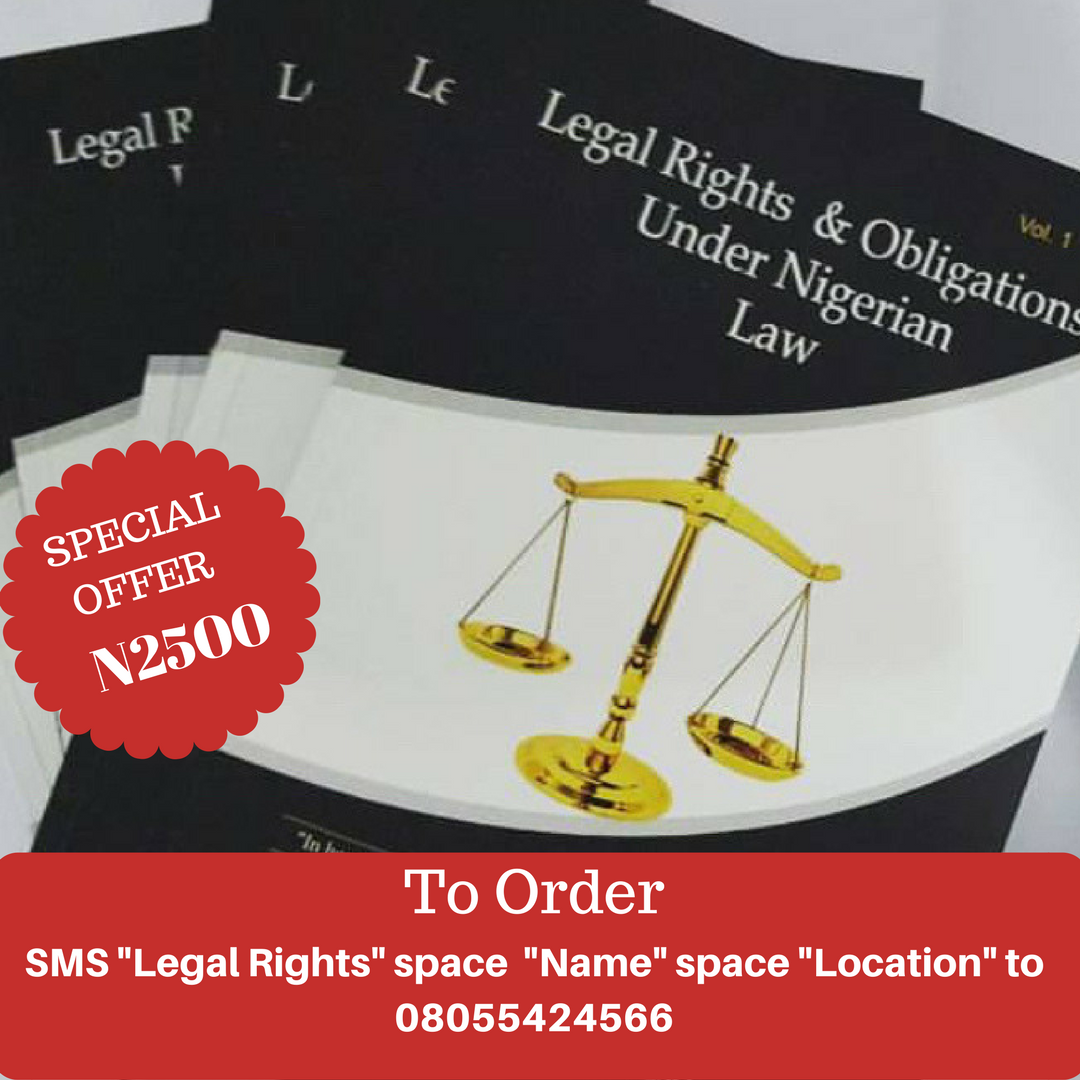 Learn Nigerian Laws Order Now The Nigerian Blawg
