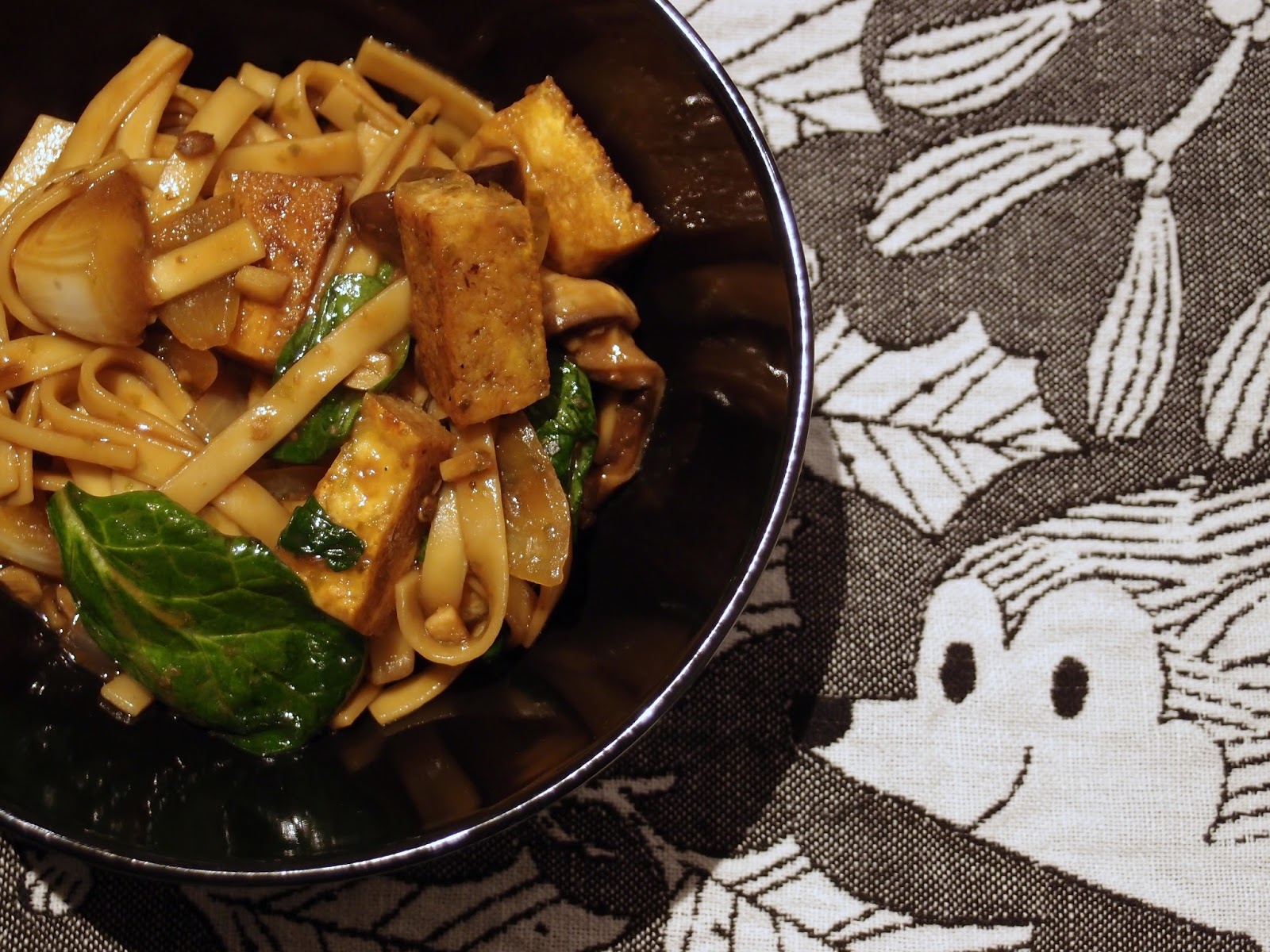 The VegHog Udon noodles with tofu Part 1