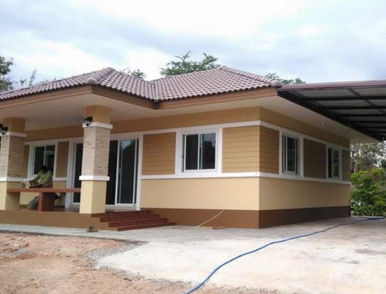 Warna Mocca Cat Rumah Warna Cream