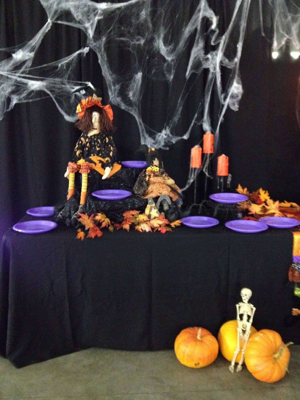 dessert table for halloween party