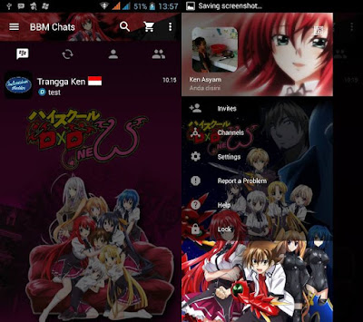 BBM Mod Highschool DXD v2.13.1.14 Apk BBM Mod Highschool DXD v2.13.1.14 Apk