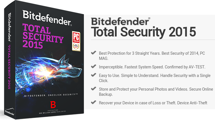 best price on bitdefender total security 2015