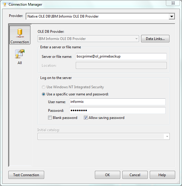 DSP Blog: Connecting Informix databases through SSIS